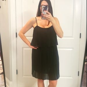 Boho Pleated Chiffon Dress